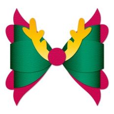 Reindeer hair bow template