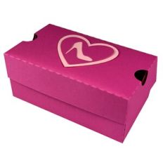 Pretty in Pink Shoe Box