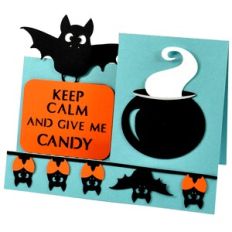 Keep Calm and Give Me the Candy - Side Step Card