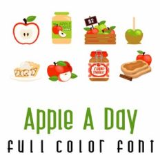 Apple A Day Full Color Font