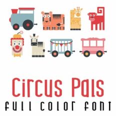 Circus Pals Full Color Font