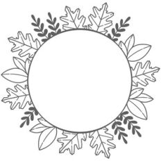 Fall Leaf Frame