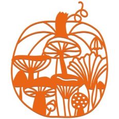 Pumpkin with Toadstools