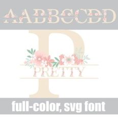 Pretty in Proposal Color Font