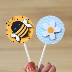 Bee Cupcake Topper