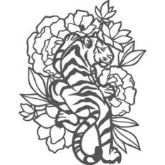 floral tiger