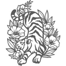floral tiger