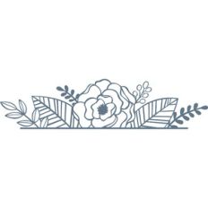 floral split frame