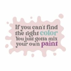 Mix your own paint