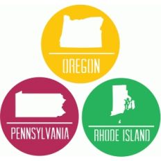state badges - or pa ri