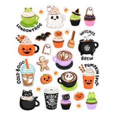 Halloween Cafe Stickers