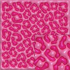 cheetah inflated glitter pattern