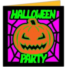 halloween party card