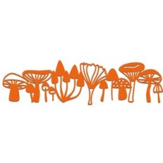 Mushroom Fungi Toadstool Border