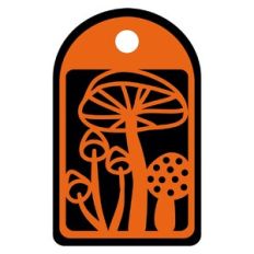 Mushroom Fungi Toadstool Gift Tag