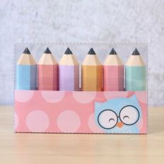 Acetate Pencil Box Light Pink