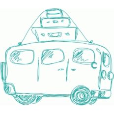 travelin van sketch