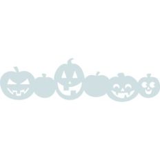 Halloween Pumpkin Border