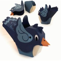 3d birdie box
