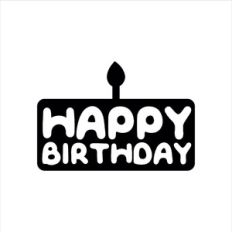Happy Birthday Candle