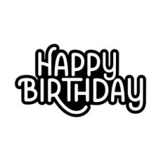 Happy Birthday Swirl