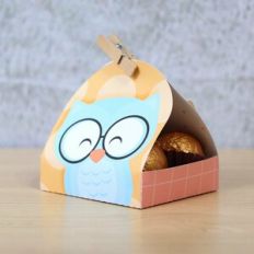 Owl Candy box for 4