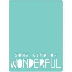 some kind of wonderful journaling card