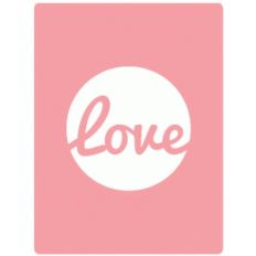 love 3 x 4 journaling card