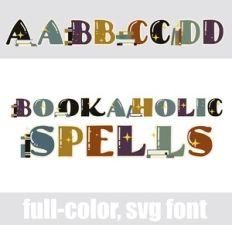 Bookaholic Spells Color Font