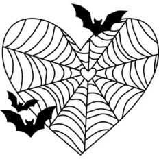 Spider Web Heart