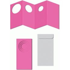 nested circles windows card w envelope