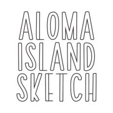 BFC Aloma Island Sketch Block Decorative Sketch Font