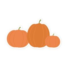 Three Pumpkins