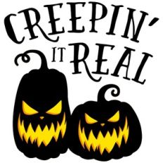 creepin it real jack-o-lanterns