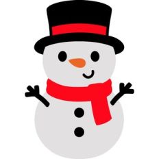 Snowman for Cardstock