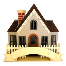 Card 3D Gabled House Pop Out