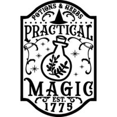 Practical Magic Potions and Herbs Sign