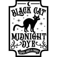 Black Cat Midnight Dye Sign