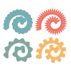 Rolled Flowers, 3D Paper Flower Template