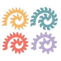 Rolled Flower, 3D Paper Flower Template