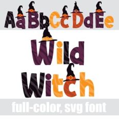 Wild Witch Color Font
