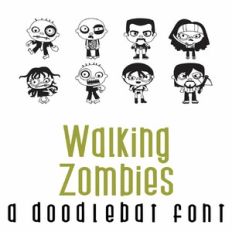 Walking Zombies Doodlebat Font