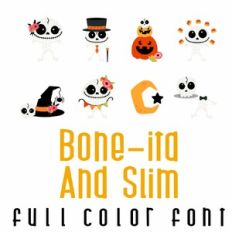 Bone-ita and Slim Full Color Font
