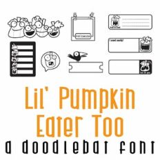 Lil Pumpkin Eater Too Doodlebat Font