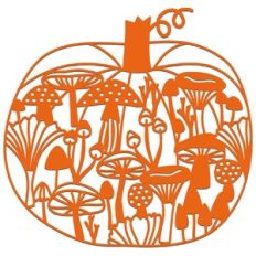 Pumpkin with Toadstools
