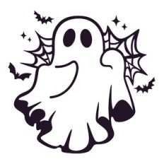Ghost with Spiderwebs