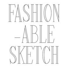 BFC Fashionable Sketch Stylish Tall Condensed Inline Serif Sketch Font