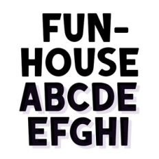 BFC Funhouse Bold Chunky Playful Block Font