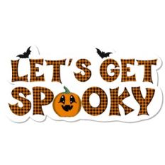 Let's get Spooky Halloween Sticker