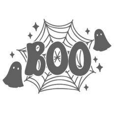 Boo Spiderweb and Ghosts